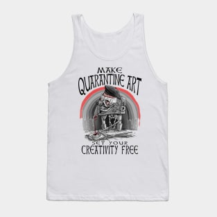 Make Quarantine Art Tank Top